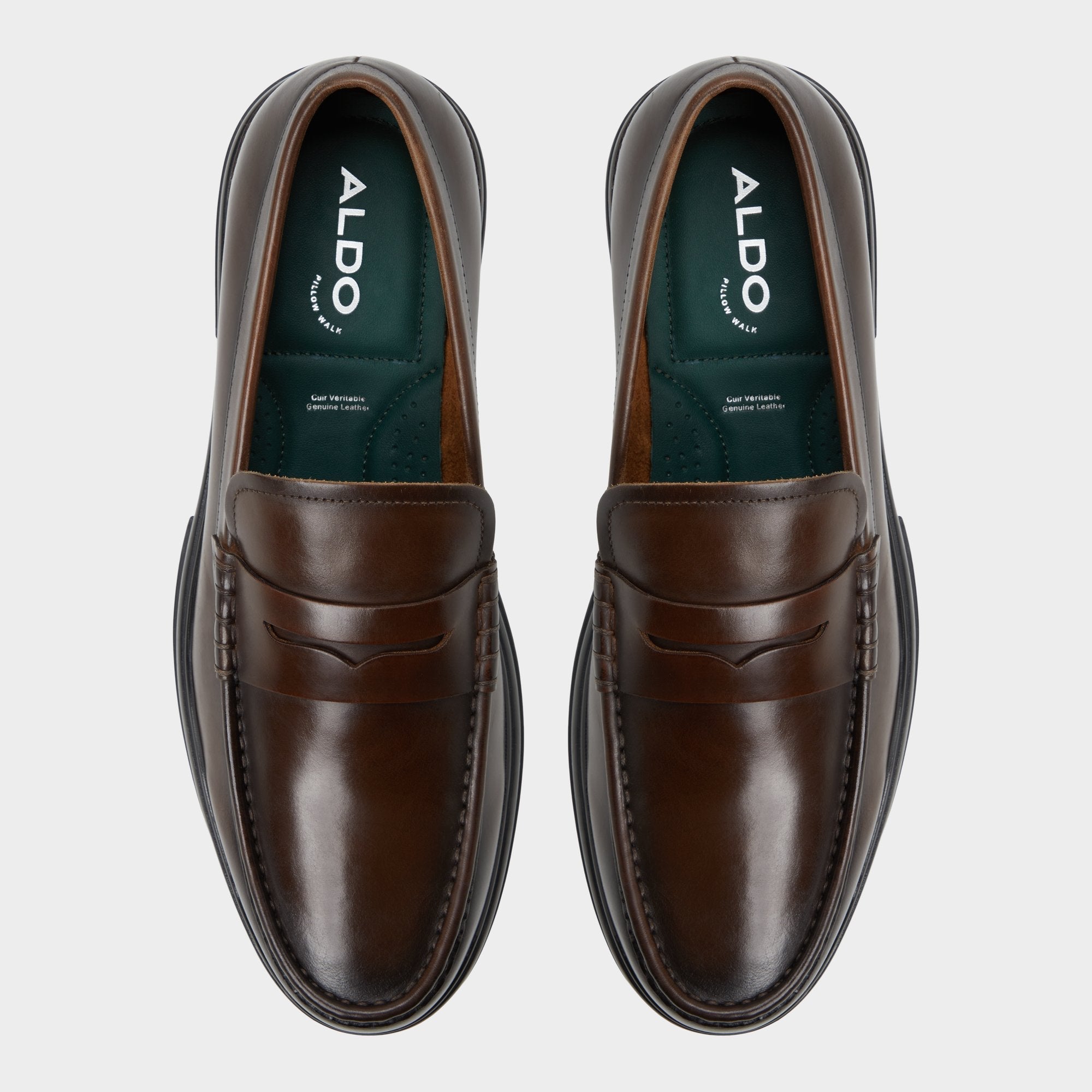 Aldo Tucker Other Brown Leather Smooth Men's Loafers & Slip-Ons - Loafer Other brown