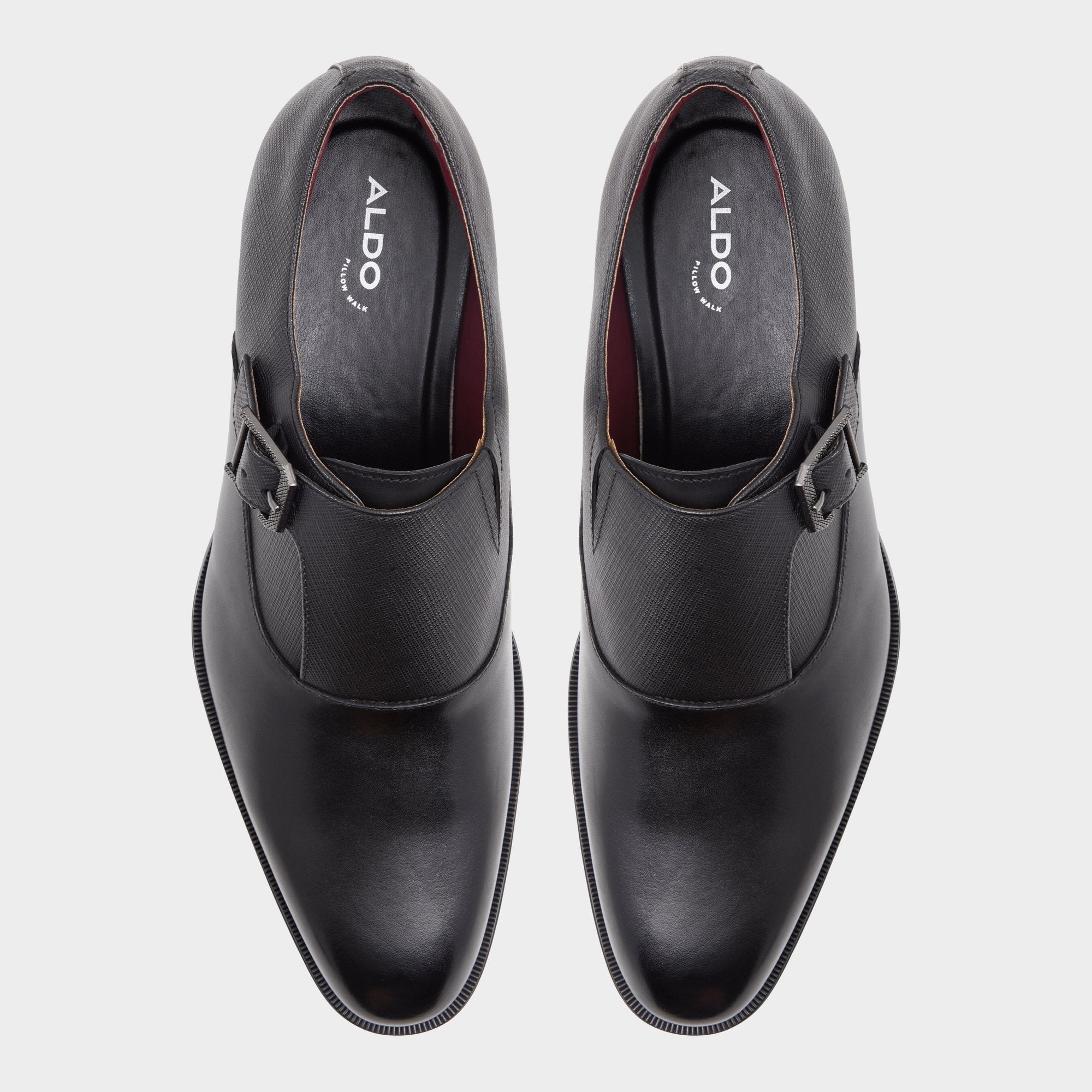 Aldo Dashing Other Black Men's Loafers & Slip-Ons - Monkstrap loafer Other black