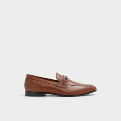 Aldo Marinho Cognac Leather Smooth Men's Dress Shoes - Loafer Cognac