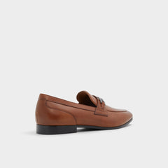 Aldo Marinho Cognac Leather Smooth Men's Dress Shoes - Loafer Cognac