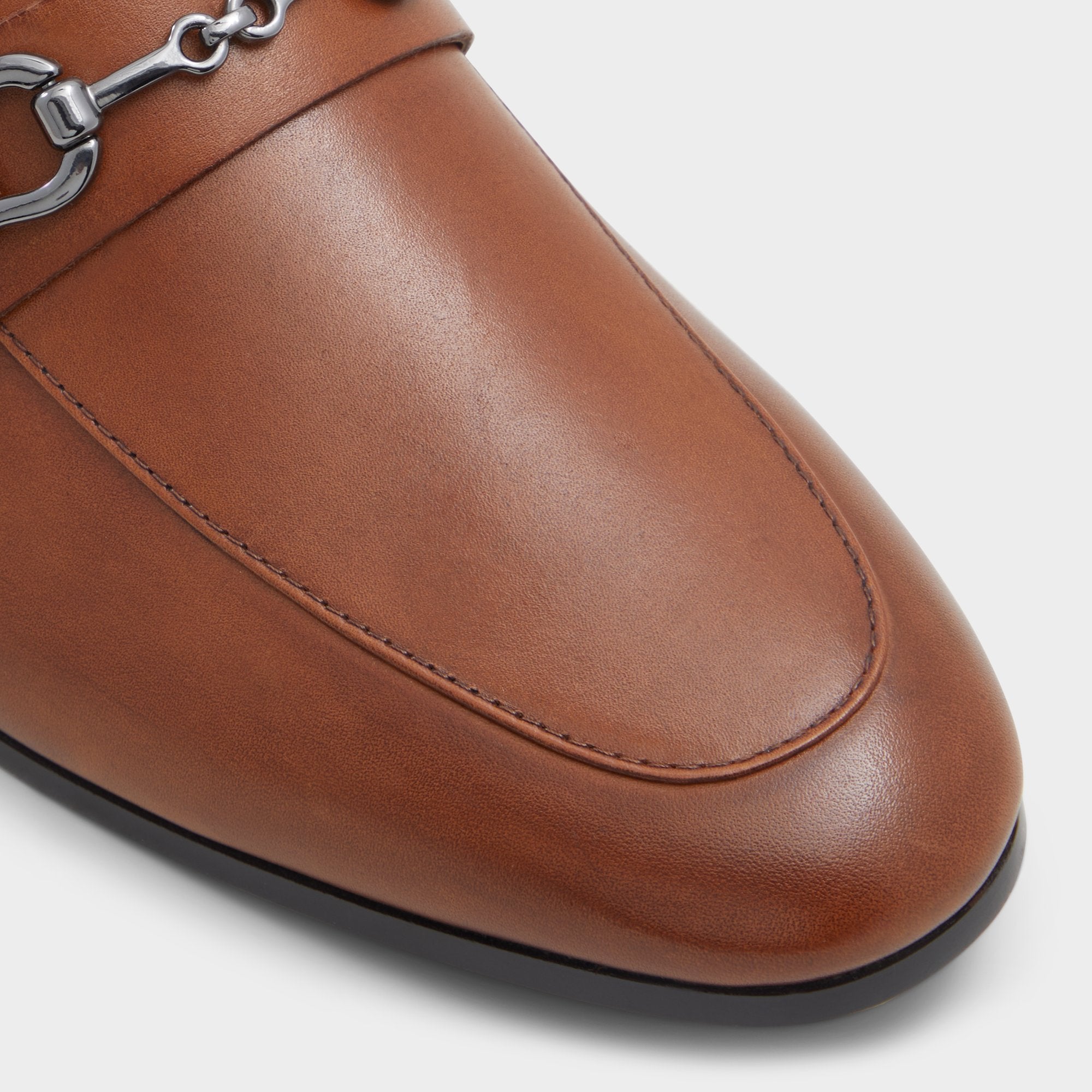 Aldo Marinho Cognac Leather Smooth Men's Dress Shoes - Loafer Cognac