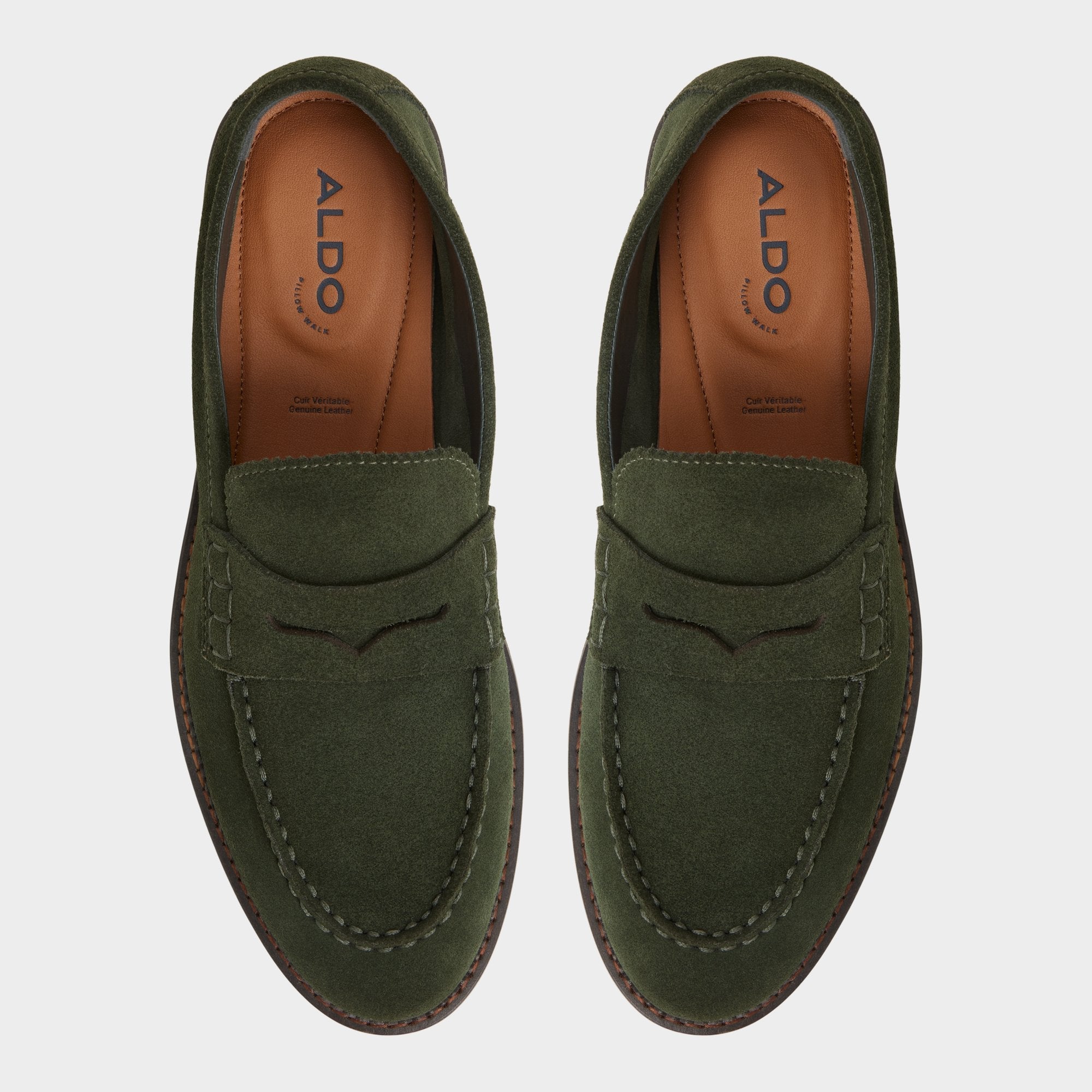 Aldo Melvillee in Pine Green - Loafer Pine green