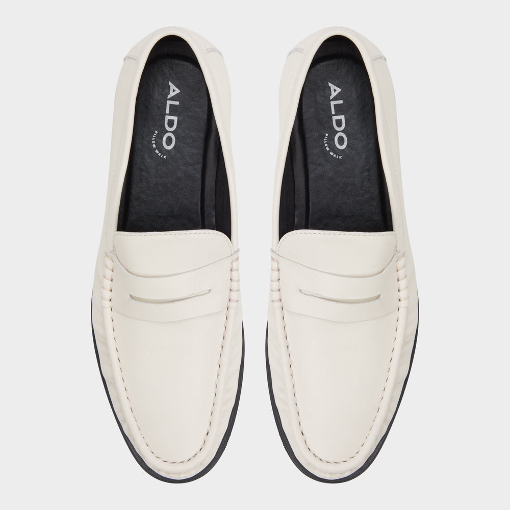 Aldo Speakeasy Ivory Men's Dress Shoes - Loafer Ivory