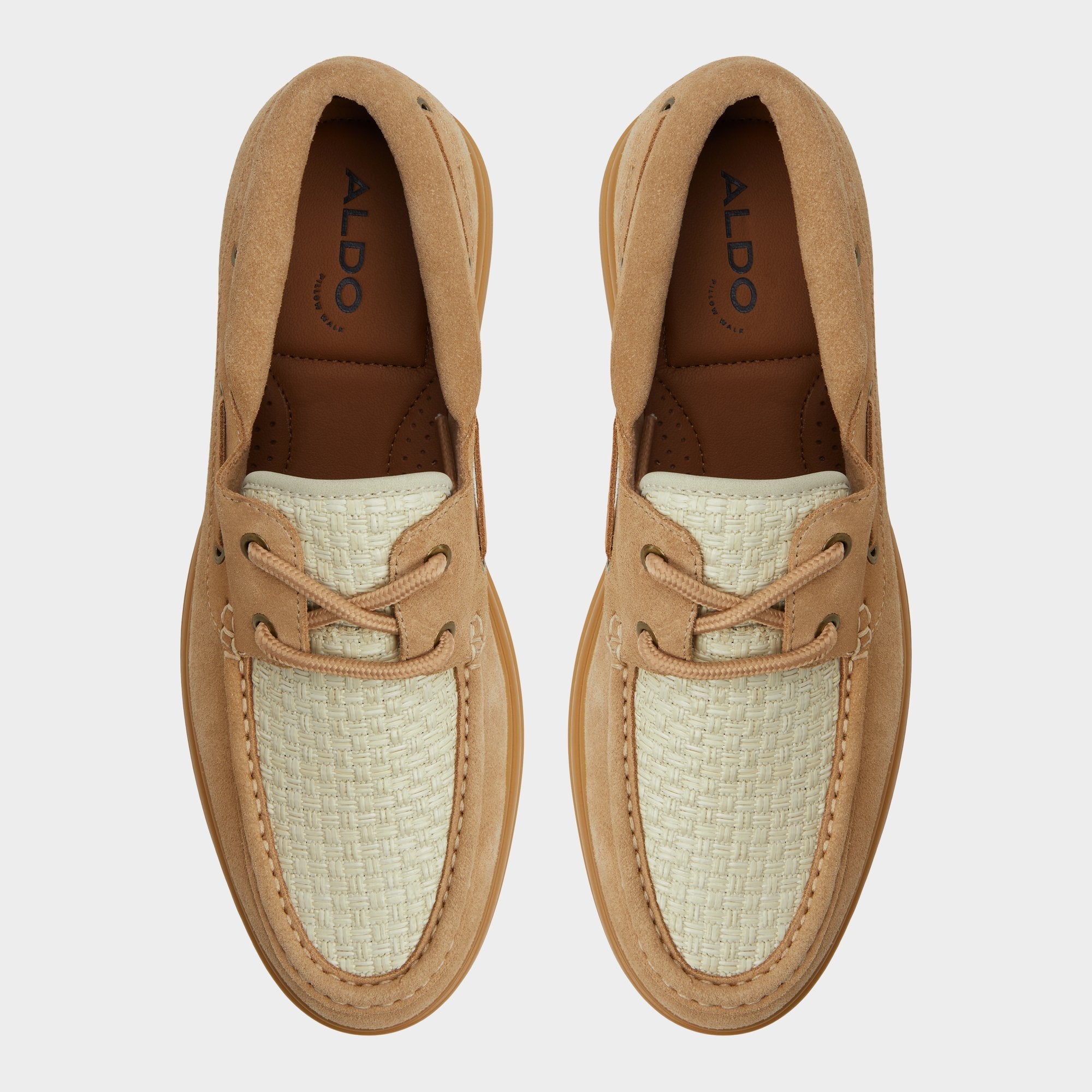 Aldo Seaexplorer Beige Men's Dress Shoes - Boat shoe Beige