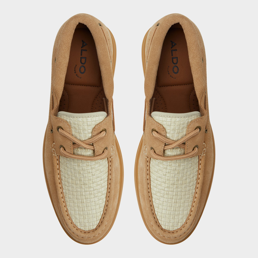 Aldo Seaexplorer Beige Men's Dress Shoes - Boat shoe Beige