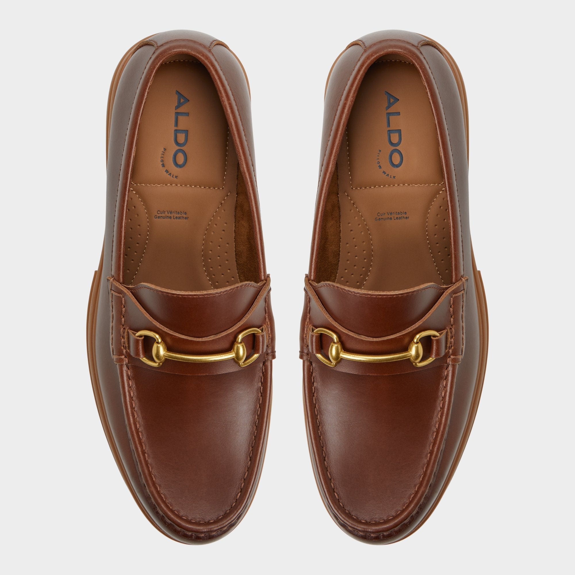 Aldo Guerro in Cognac - Loafer Cognac