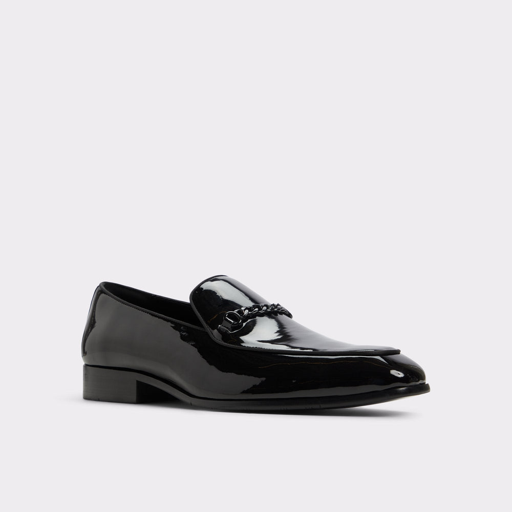 Aldo Umo Black Men's Dress Shoes - Loafer Black