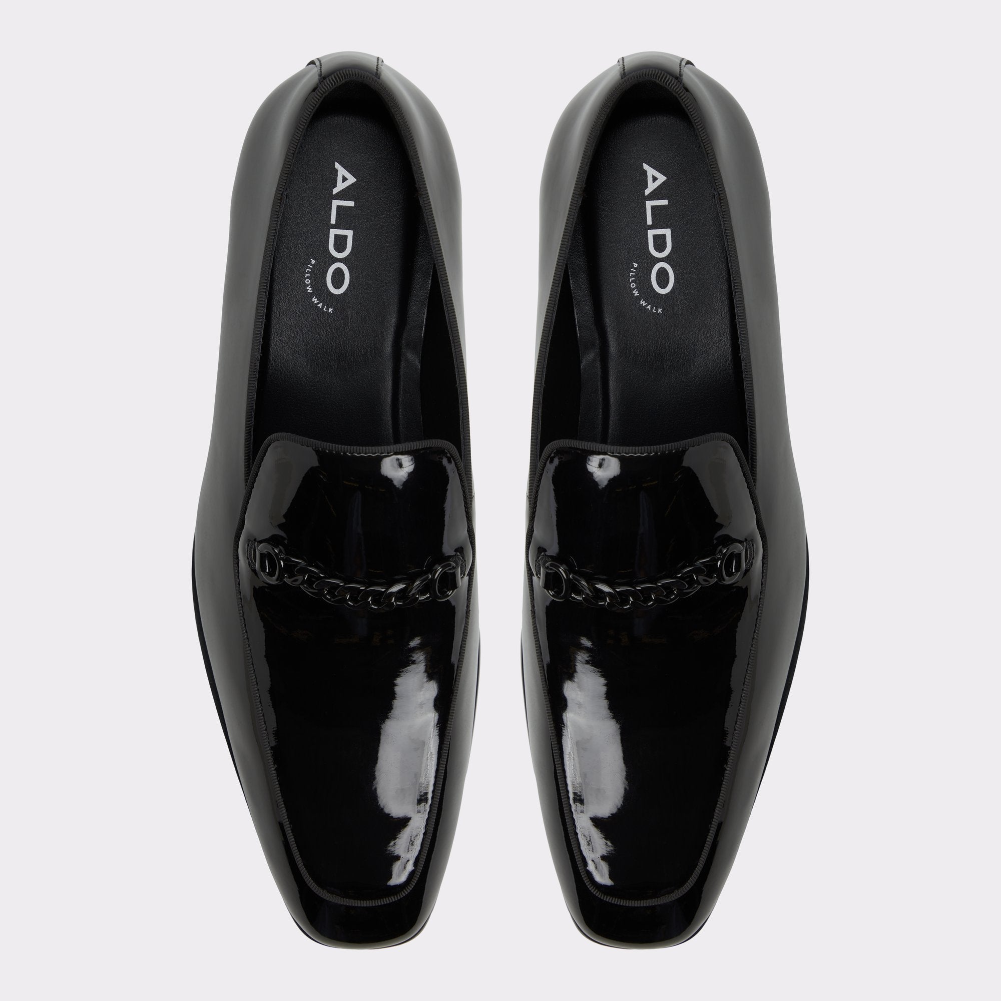 Aldo Umo Black Men's Dress Shoes - Loafer Black