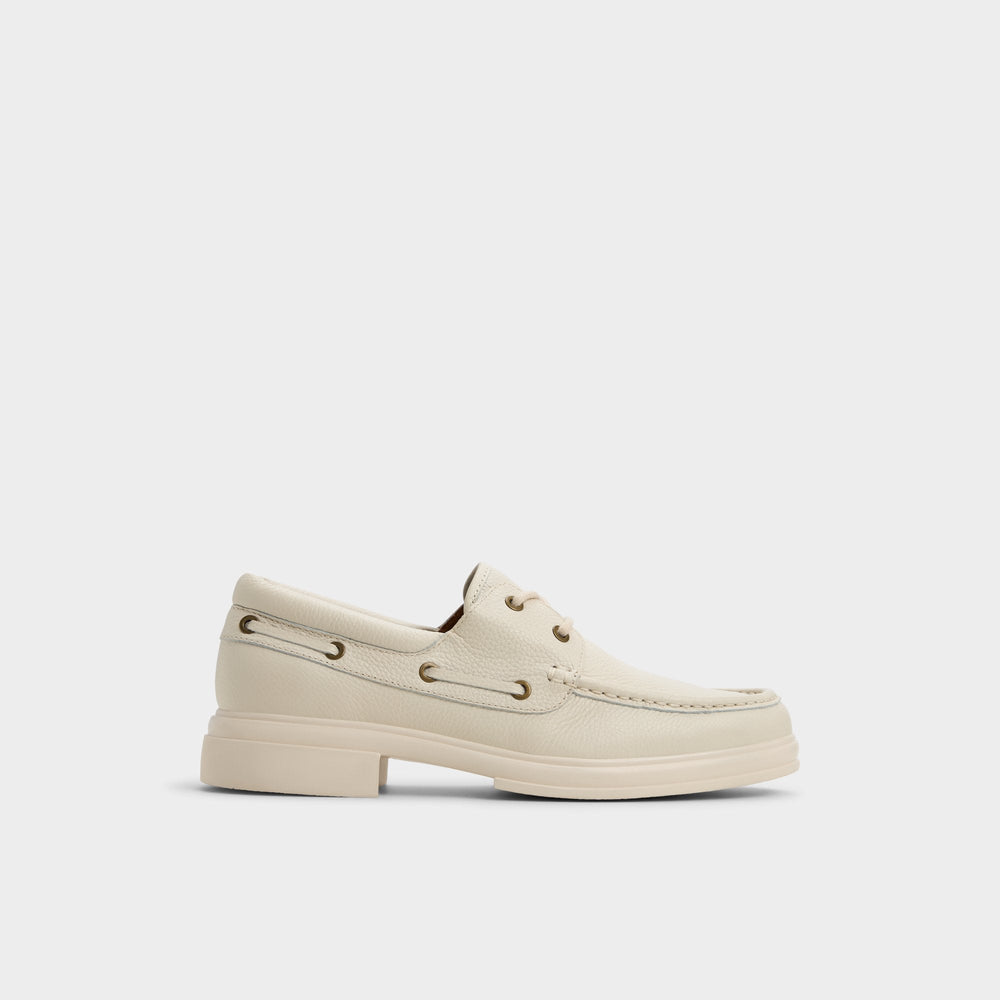 Aldo Seaexplorer Ivory Men's Dress Shoes - Boat shoe Ivory