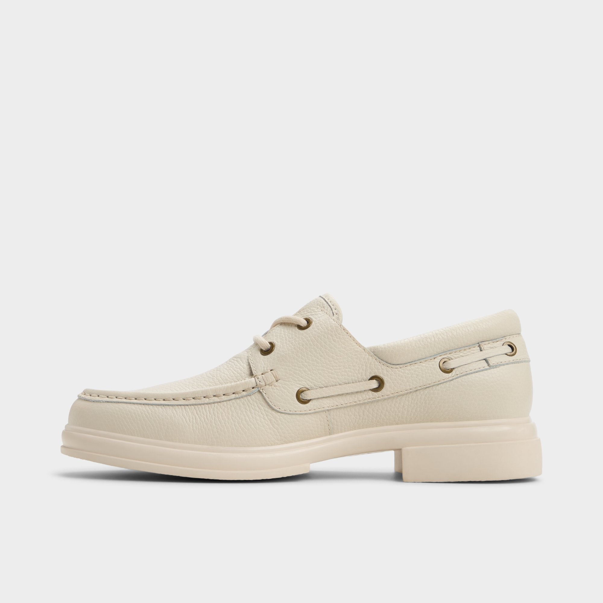 Aldo Seaexplorer Ivory Men's Dress Shoes - Boat shoe Ivory