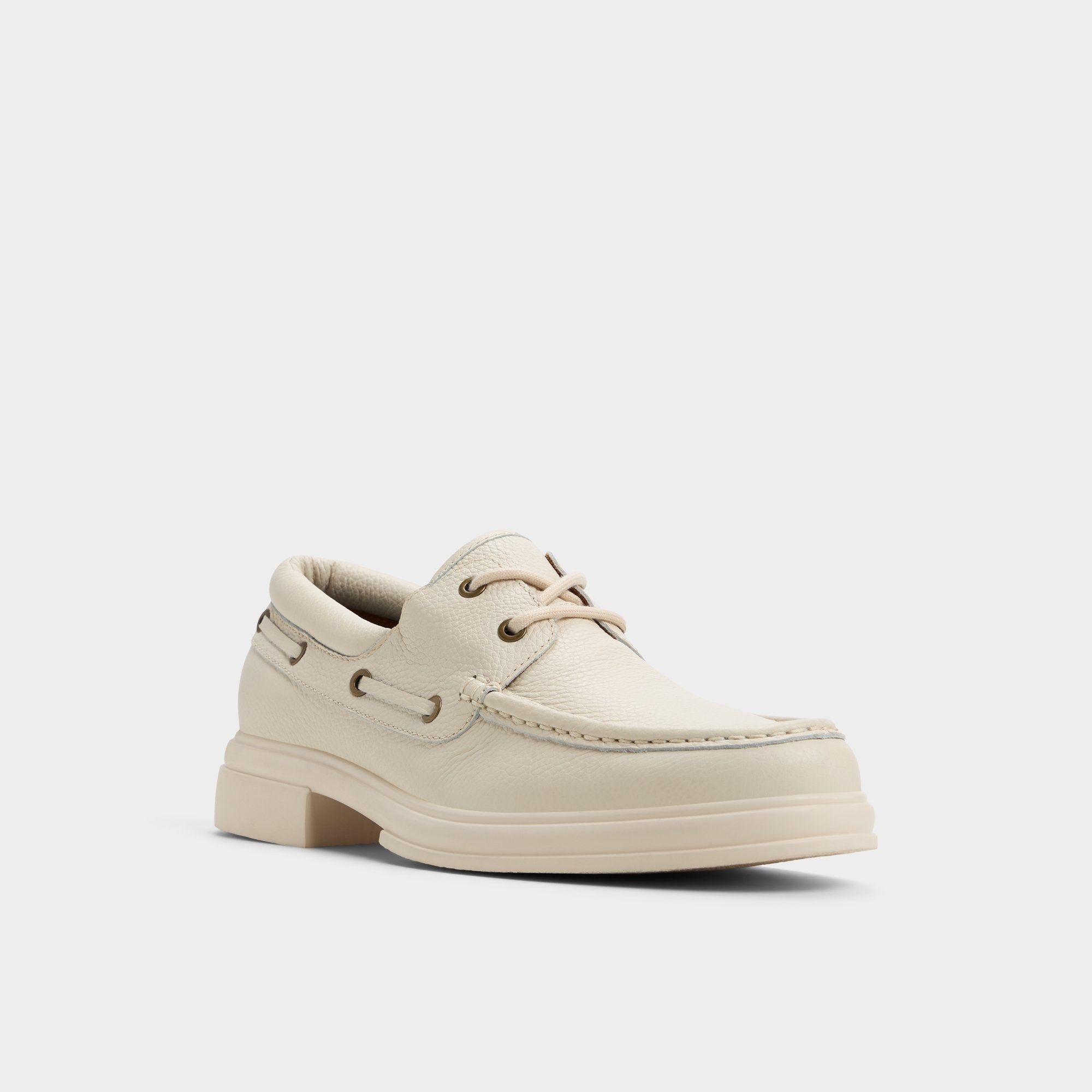 Aldo Seaexplorer Ivory Men's Dress Shoes - Boat shoe Ivory