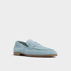 Aldo Journey Light Blue Men's Dress Shoes - Loafer Light Blue