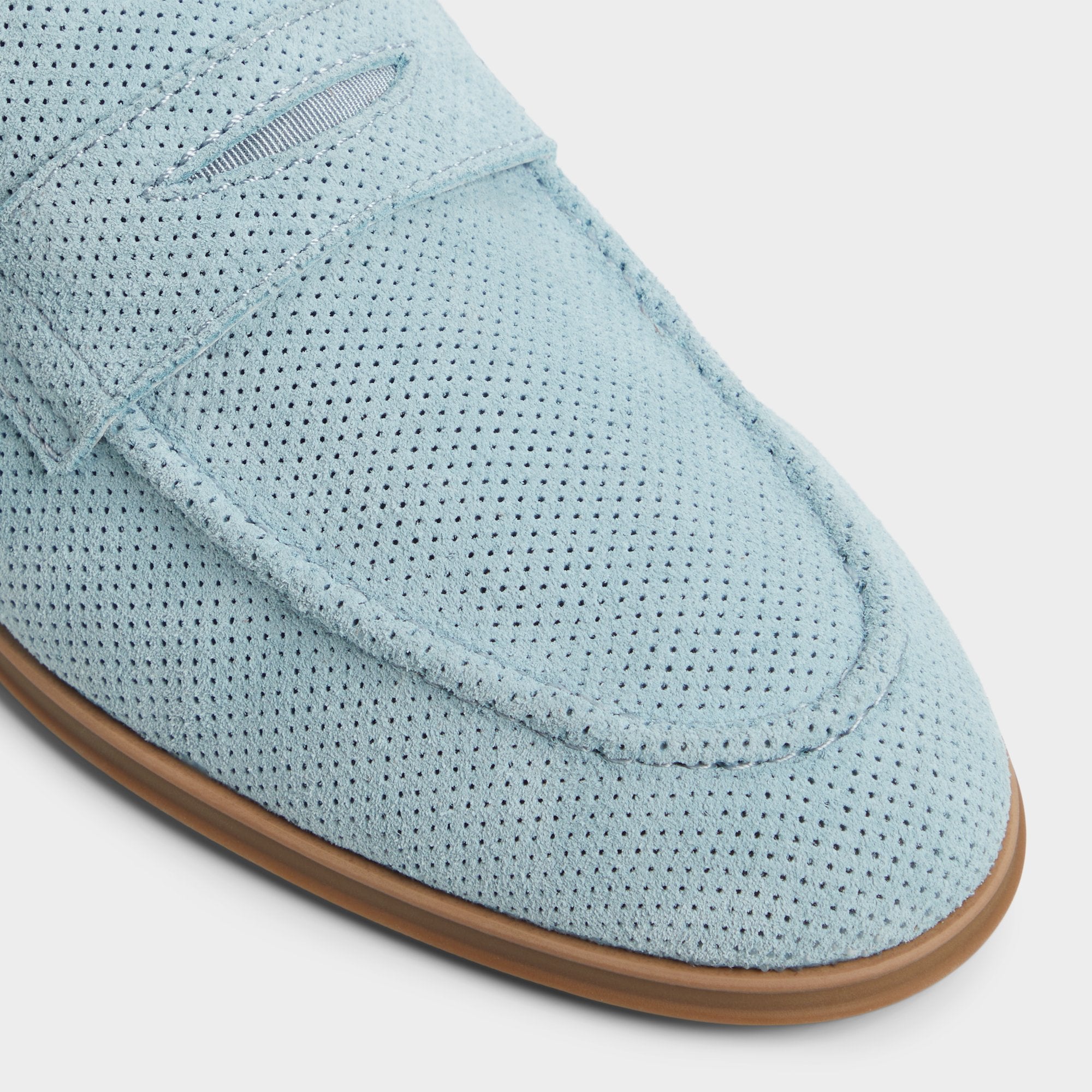 Aldo Journey Light Blue Men's Dress Shoes - Loafer Light Blue