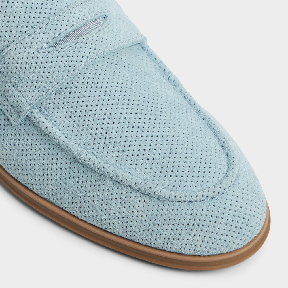 Aldo Journey Light Blue Men's Dress Shoes - Loafer Light Blue