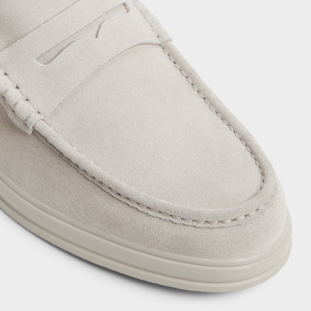 Aldo Tucker Light Grey Men's Dress Shoes - Loafer Light Grey