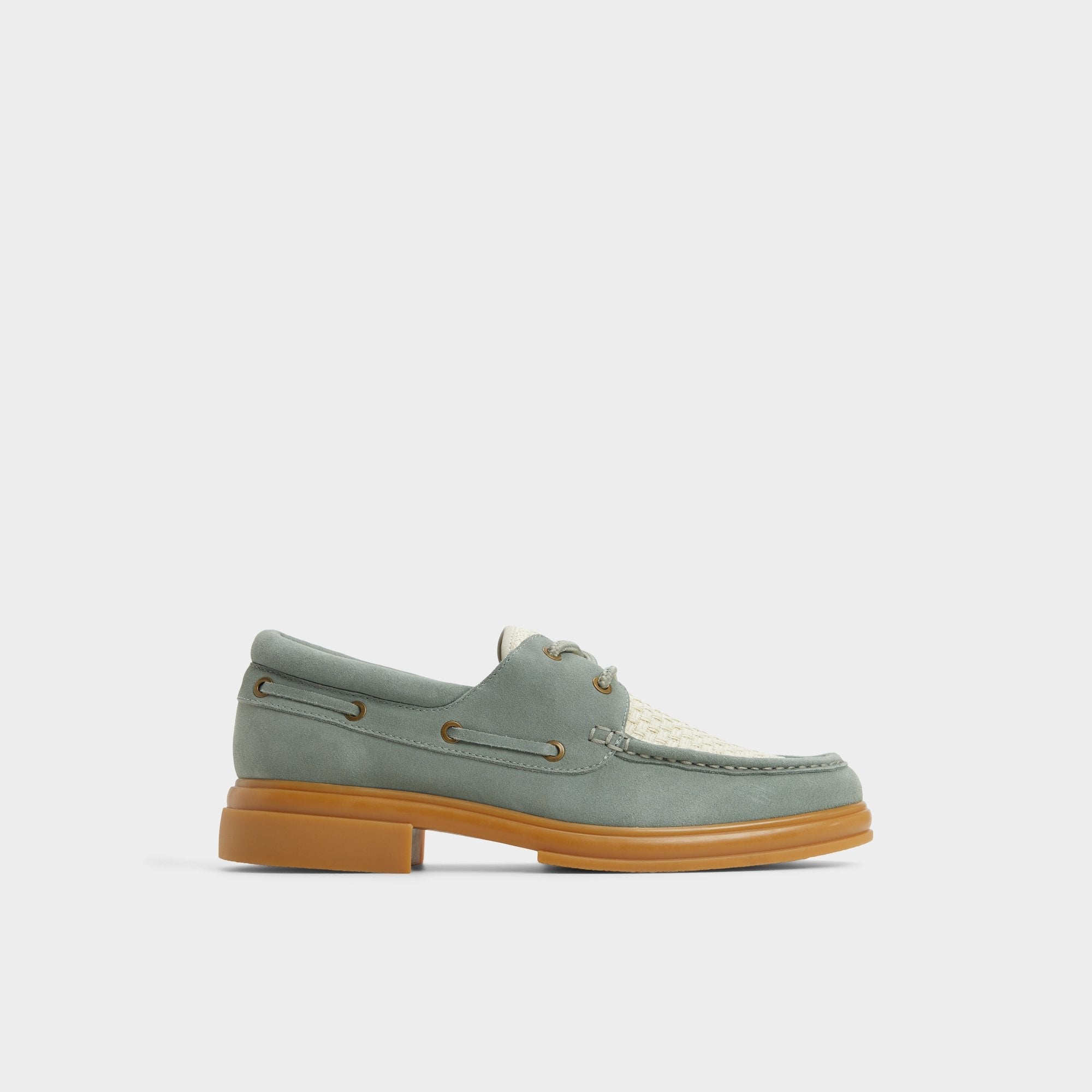 Aldo Seaexplorer Cognac Men's Dress Shoes - Boat shoe Sage