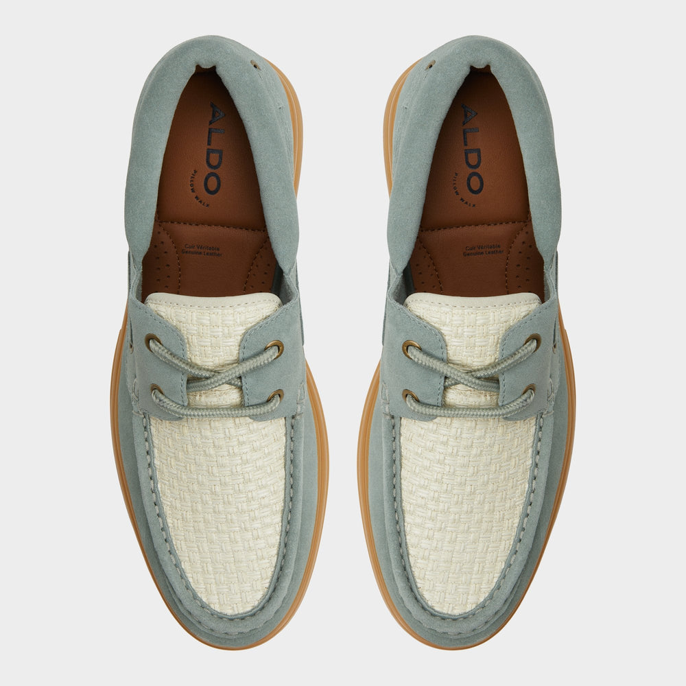 Aldo Seaexplorer Cognac Men's Dress Shoes - Boat shoe Sage