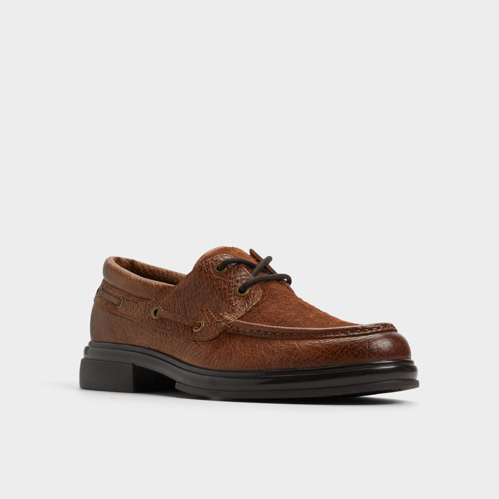 Aldo Seaexplorer Cognac Men's Dress Shoes - Boat shoe Cognac
