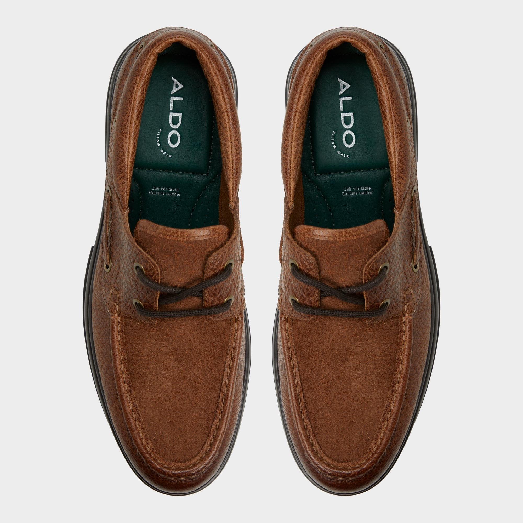 Aldo Seaexplorer Cognac Men's Dress Shoes - Boat shoe Cognac