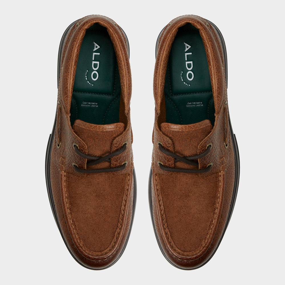 Aldo Seaexplorer Cognac Men's Dress Shoes - Boat shoe Cognac