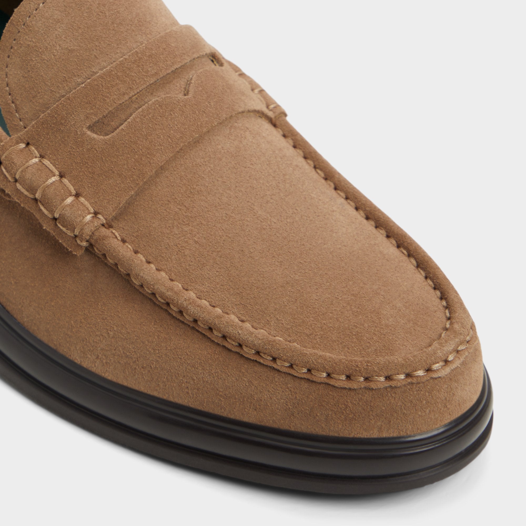 Aldo Tucker Other Brown Leather Suede Men's Dress Shoes - Loafer Other brown