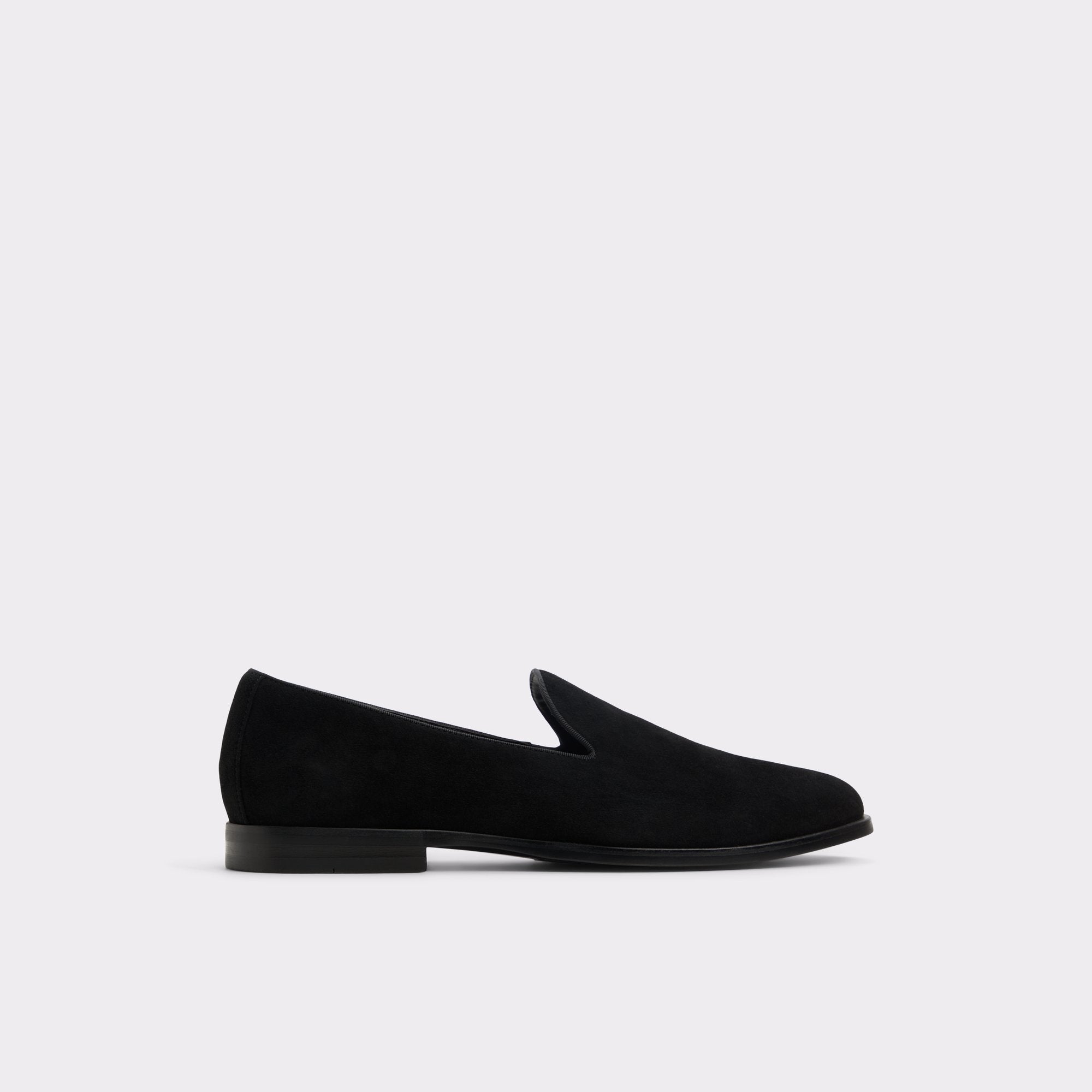 Aldo Casino Other Black Leather Suede Men's Dress Shoes - Loafer Other Black
