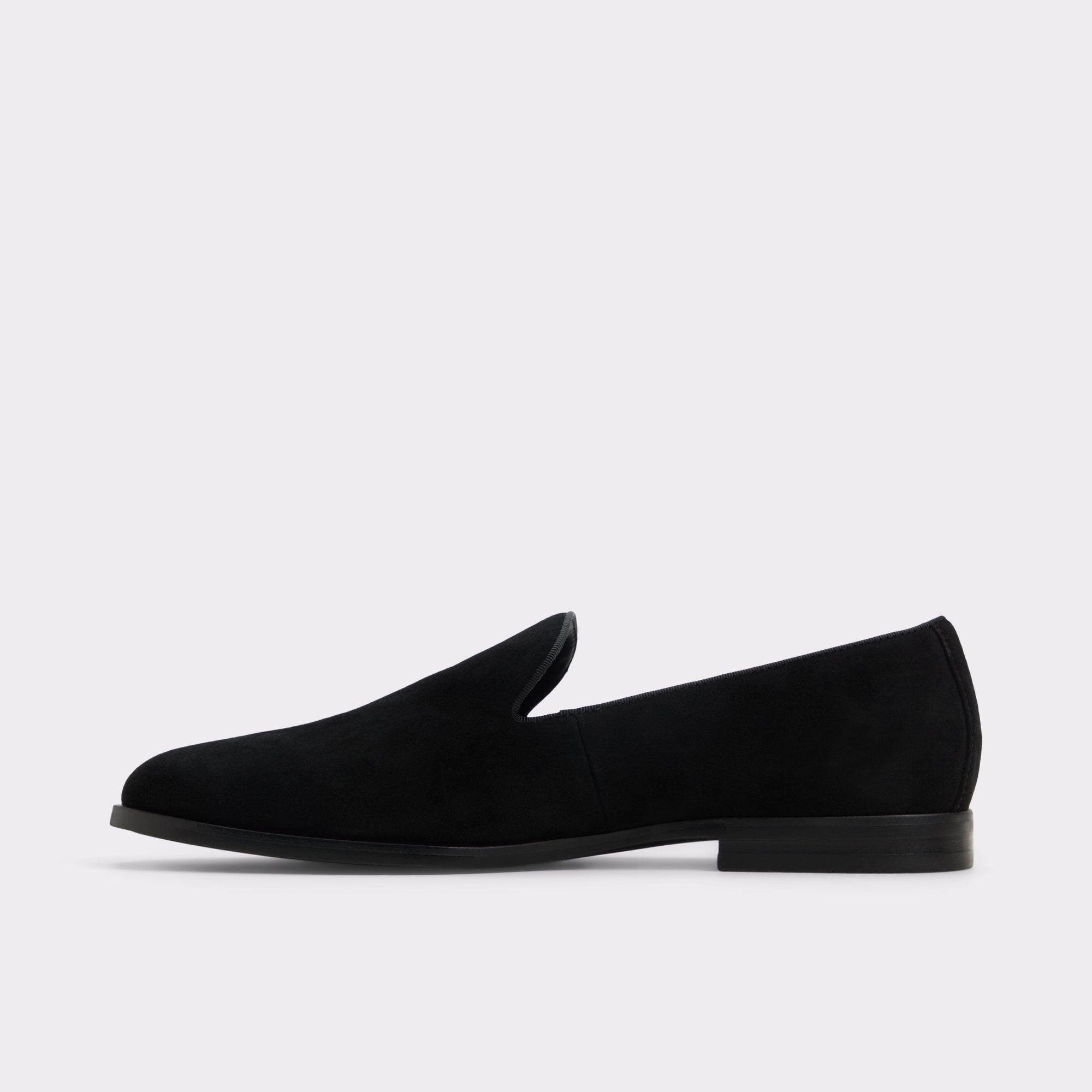 Aldo Casino Other Black Leather Suede Men's Dress Shoes - Loafer Other Black