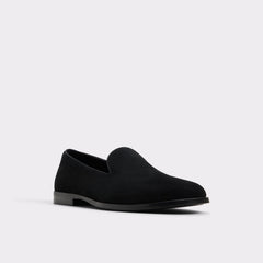 Aldo Casino Other Black Leather Suede Men's Dress Shoes - Loafer Other Black