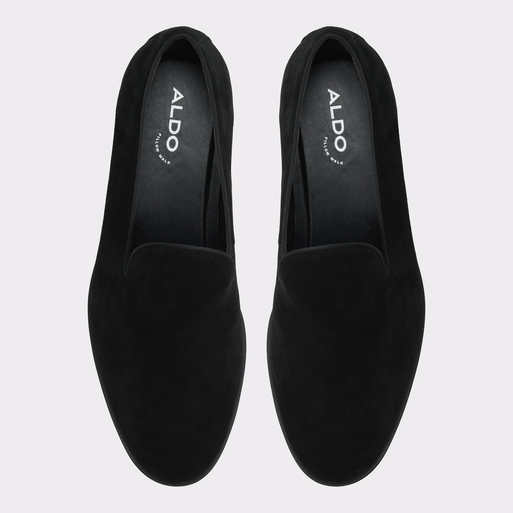 Aldo Casino Other Black Leather Suede Men's Dress Shoes - Loafer Other Black