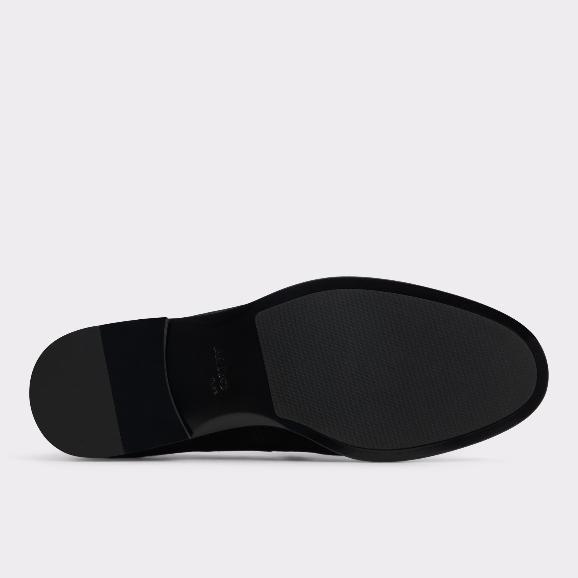 Aldo Casino Other Black Leather Suede Men's Dress Shoes - Loafer Other Black