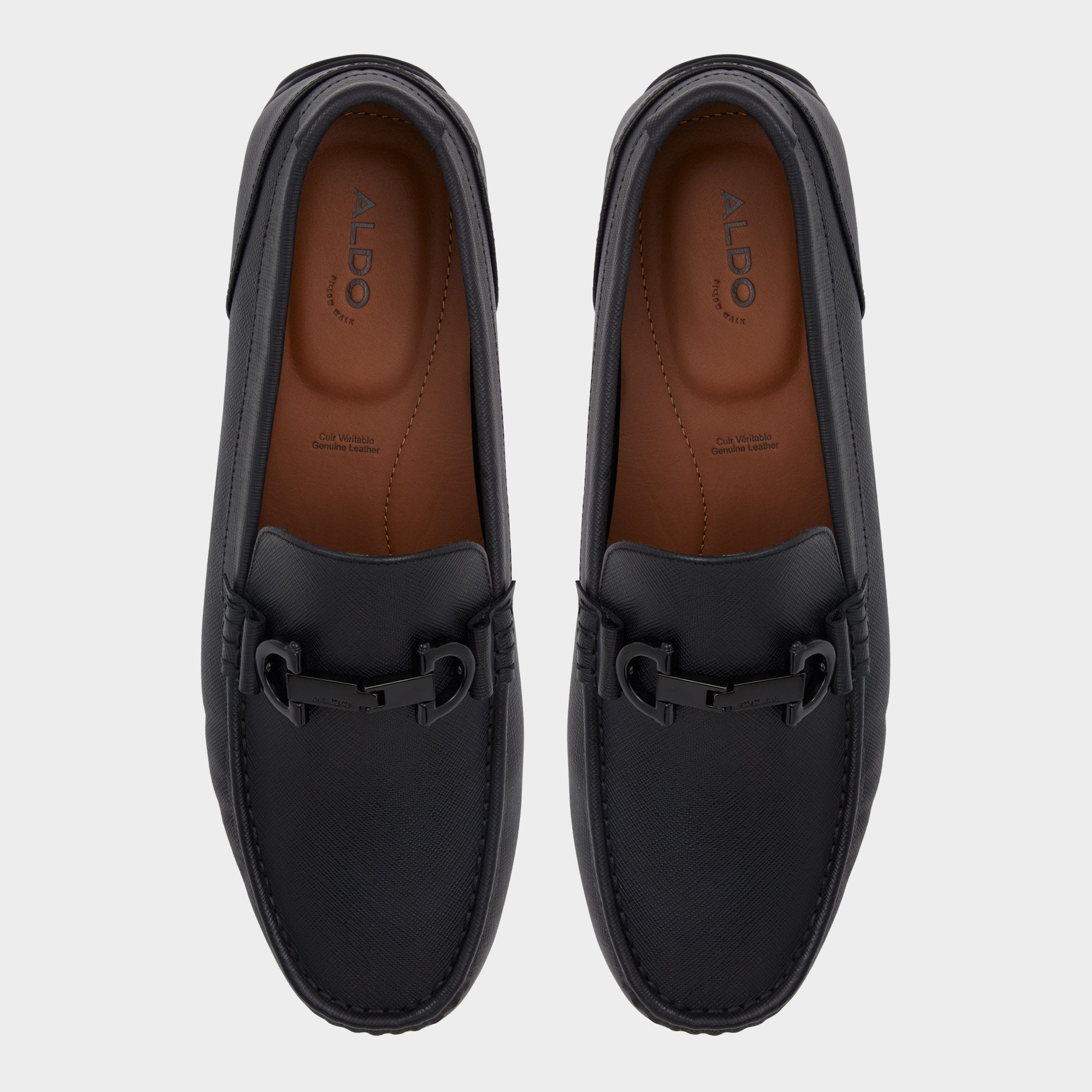 Aldo Orlovoflexx Open Black Men's Loafers & Slip-Ons - Driving shoe Open Black