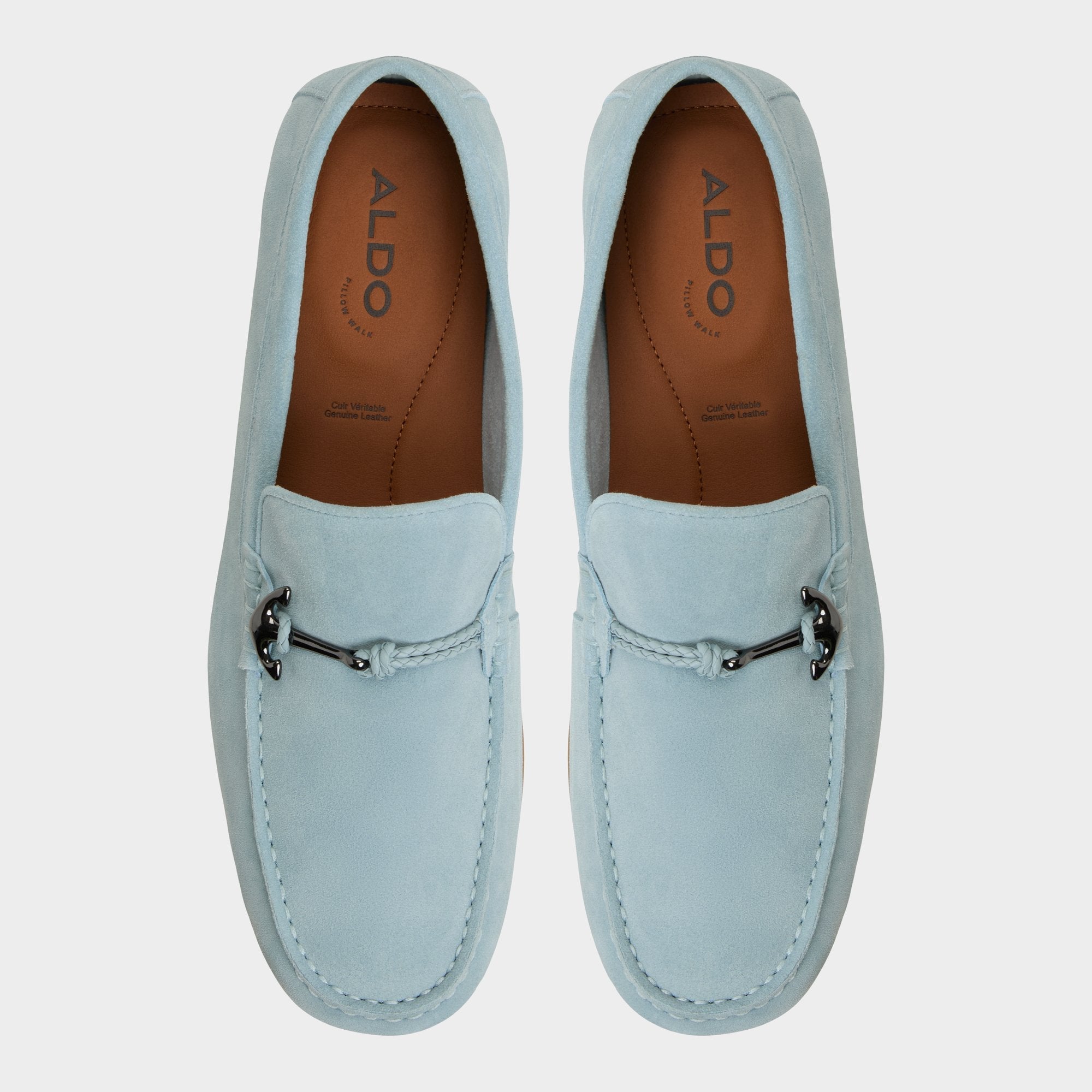 Aldo Wilbart Light Blue Men's Casual Shoes - Loafer Light Blue