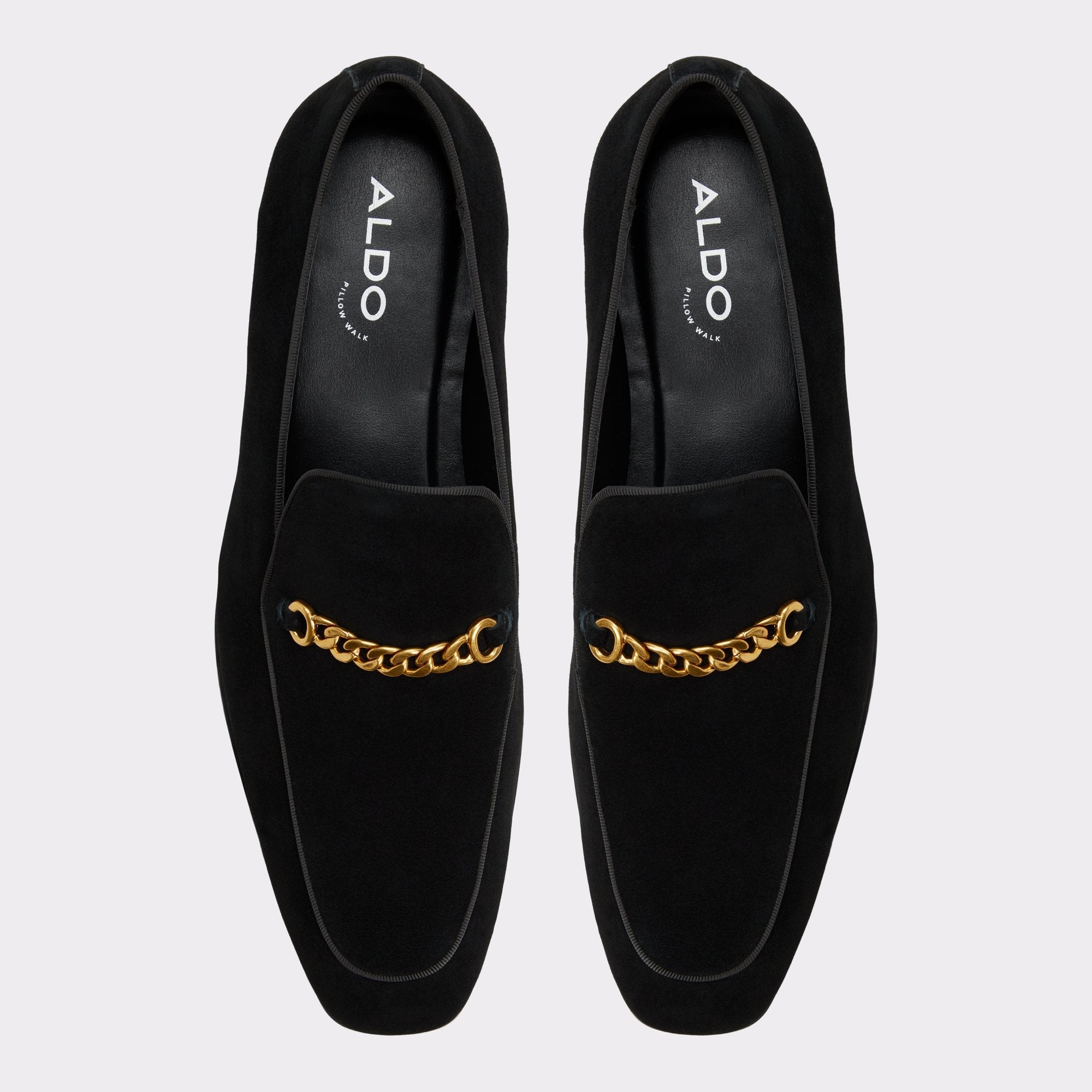 Aldo Umo Open Black Men's Dress Shoes - Loafer Open Black