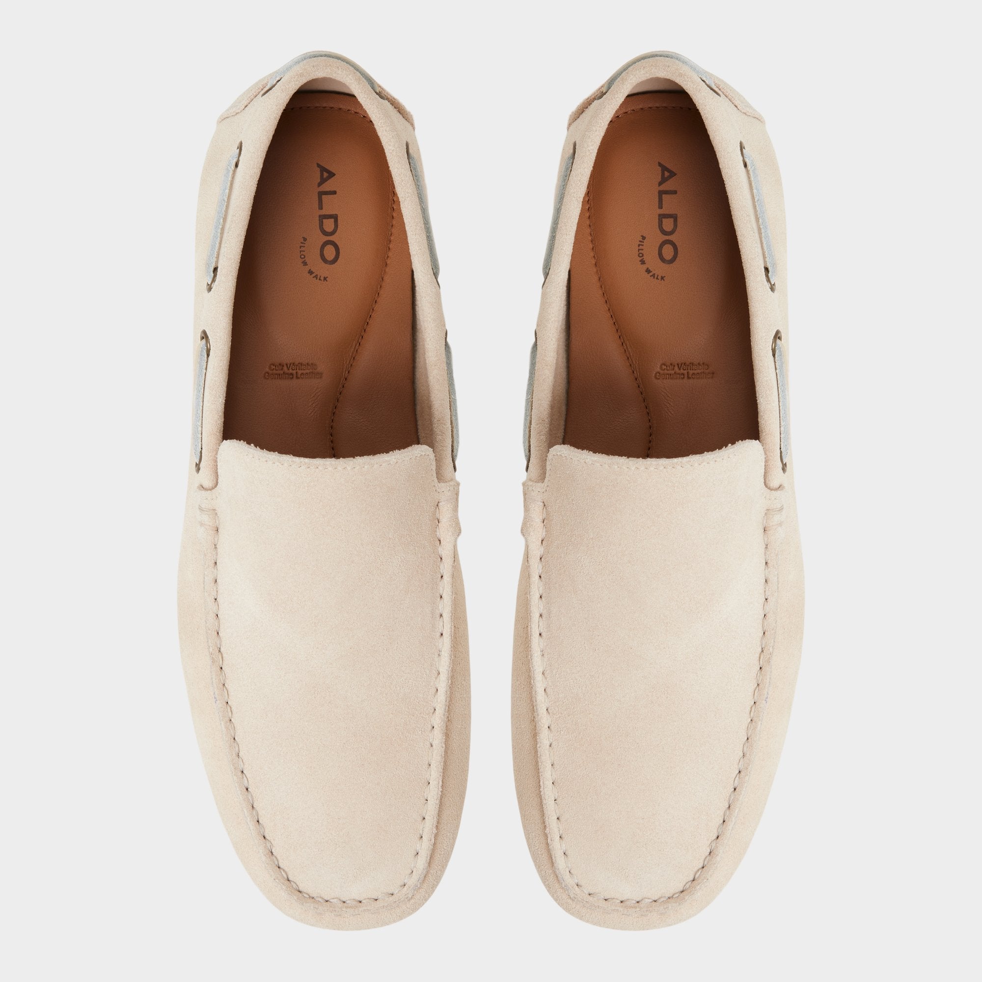 Aldo Horton in In Cream - Driving shoe Cream