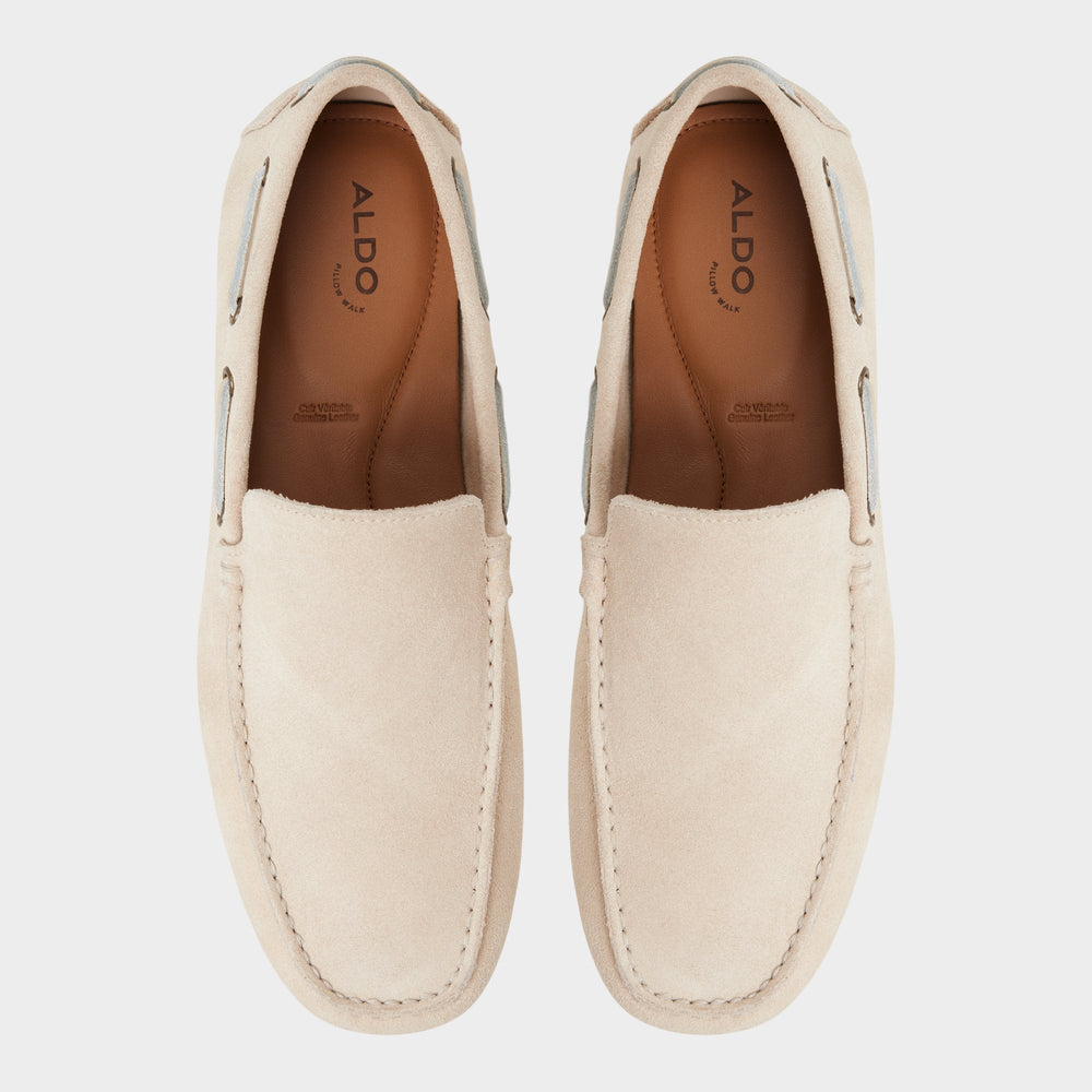 Aldo Horton in In Cream - Driving shoe Cream
