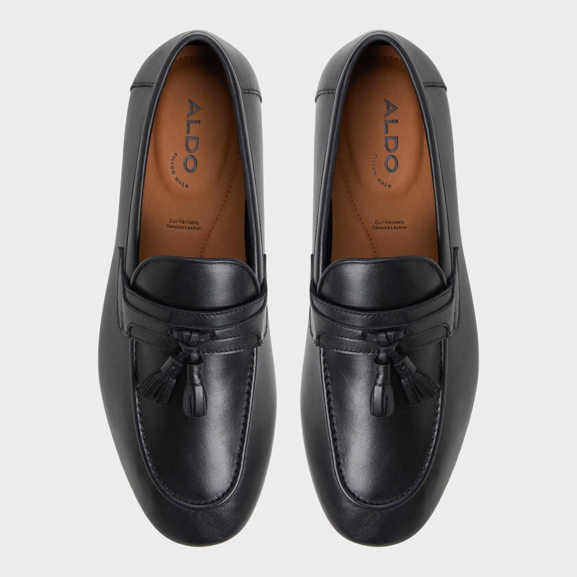 Aldo Grover Black Men's Dress Shoes - Loafer Black