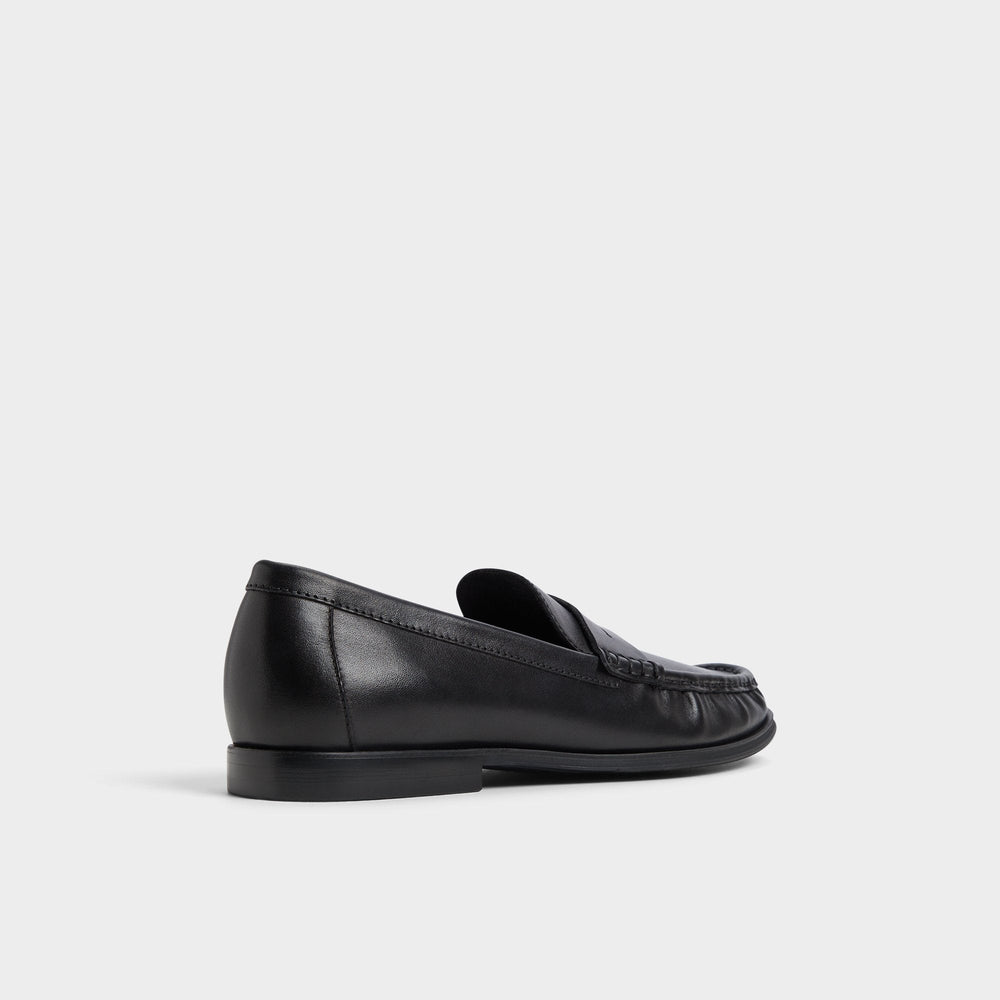 Aldo Speakeasy Open Black Men's Dress Shoes - Loafer Open Black