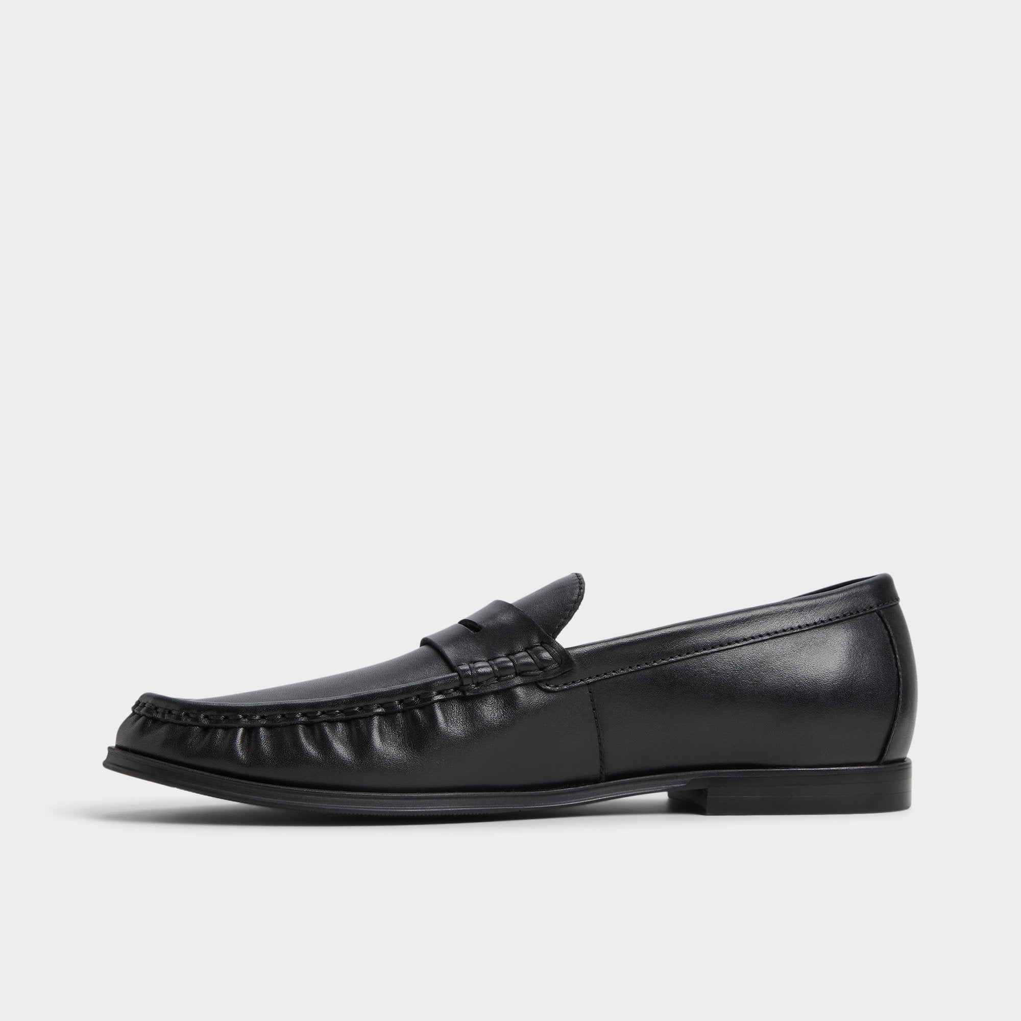 Aldo Speakeasy Open Black Men's Dress Shoes - Loafer Open Black