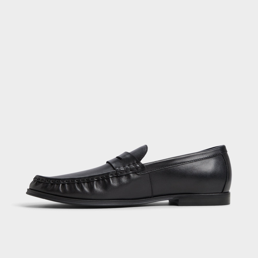 Aldo Speakeasy Open Black Men's Dress Shoes - Loafer Open Black