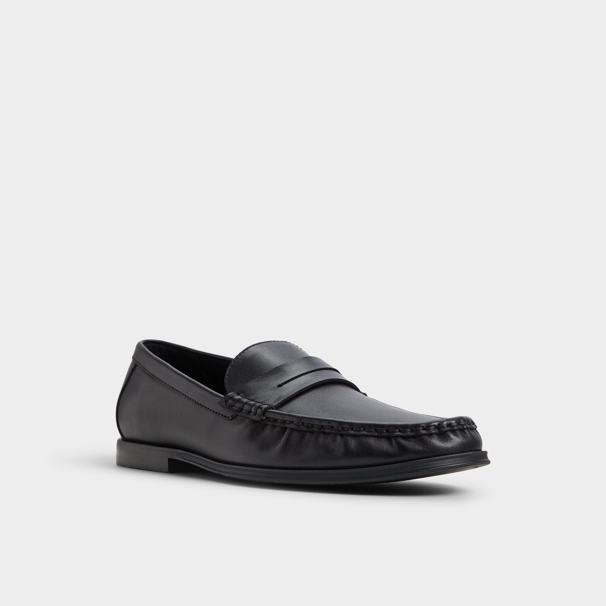 Aldo Speakeasy Open Black Men's Dress Shoes - Loafer Open Black