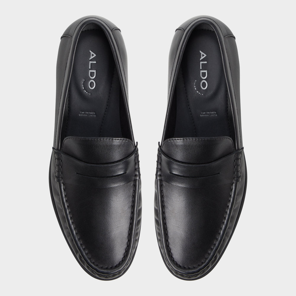 Aldo Speakeasy Open Black Men's Dress Shoes - Loafer Open Black