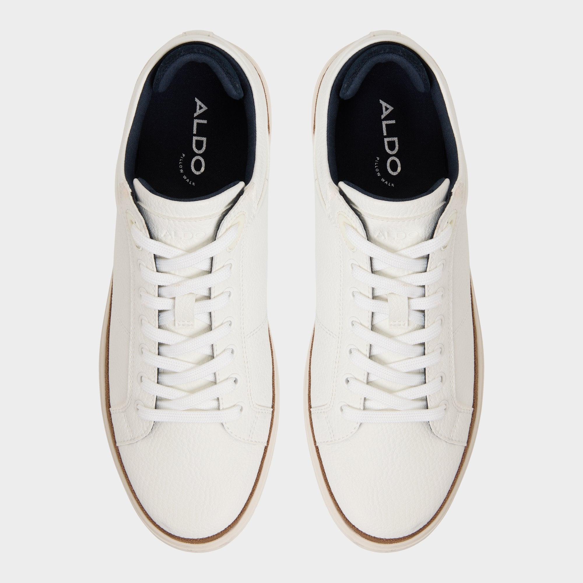Aldo Finespec White Overflow Men's Low top - Low top sneaker, Cup sole White Overflow