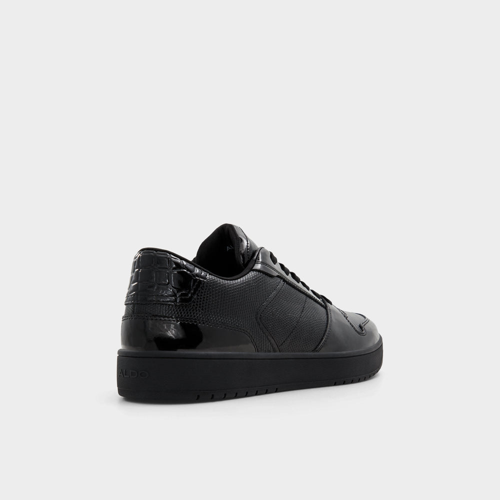 Aldo Zethan Black Synthetic Patent Men's Low top - Low top sneaker, Cup sole Black