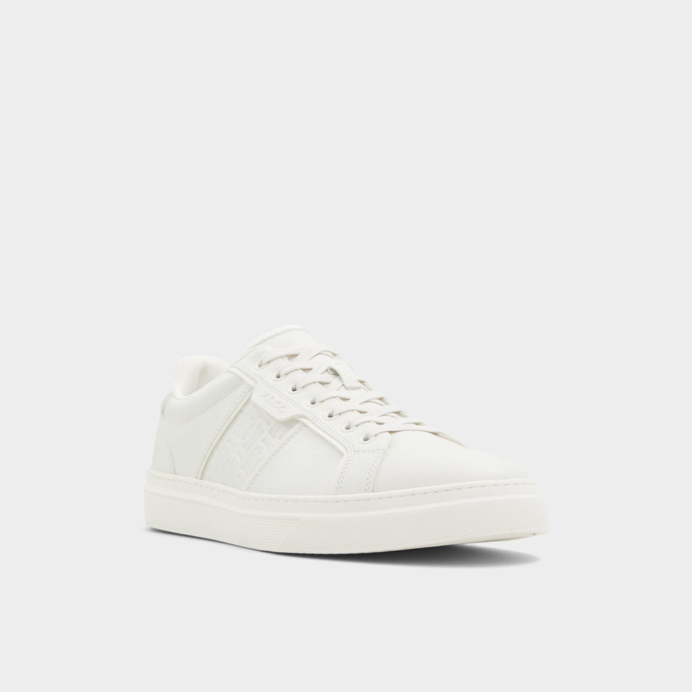 Aldo Courtline White/Bone Men's Low top - Low top sneaker, Cup sole White/Bone