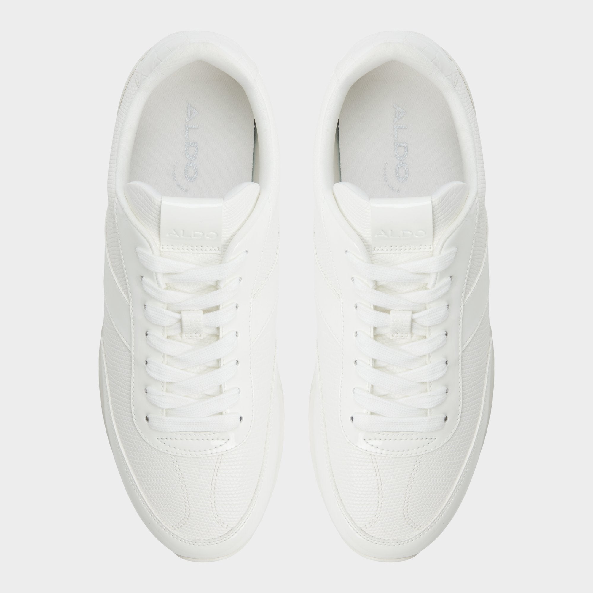 Aldo Nathaniel in White Combo - Low top sneaker, Cup sole White combo