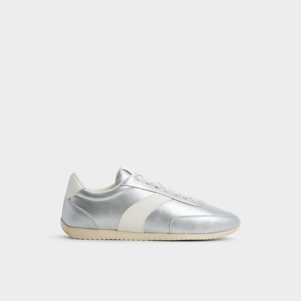 Aldo Nathaniel in Silver - Low top sneaker, Cup sole Silver