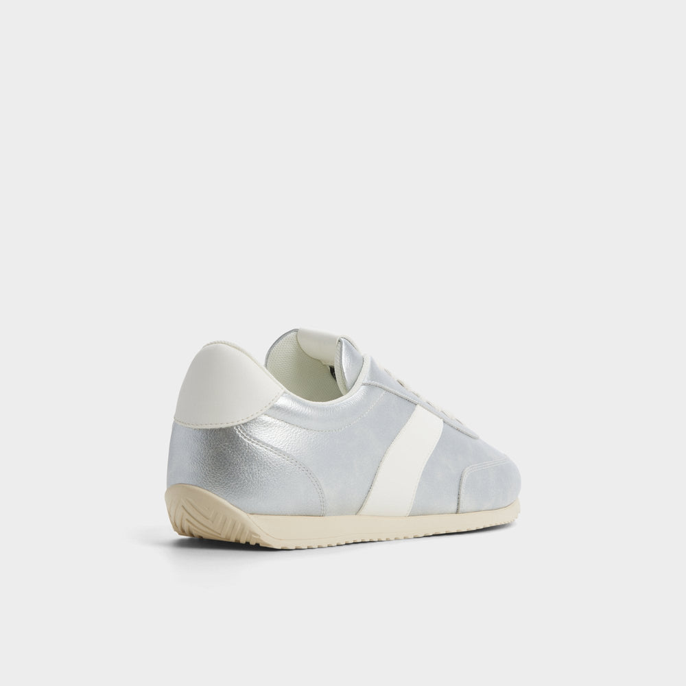 Aldo Nathaniel in Silver - Low top sneaker, Cup sole Silver