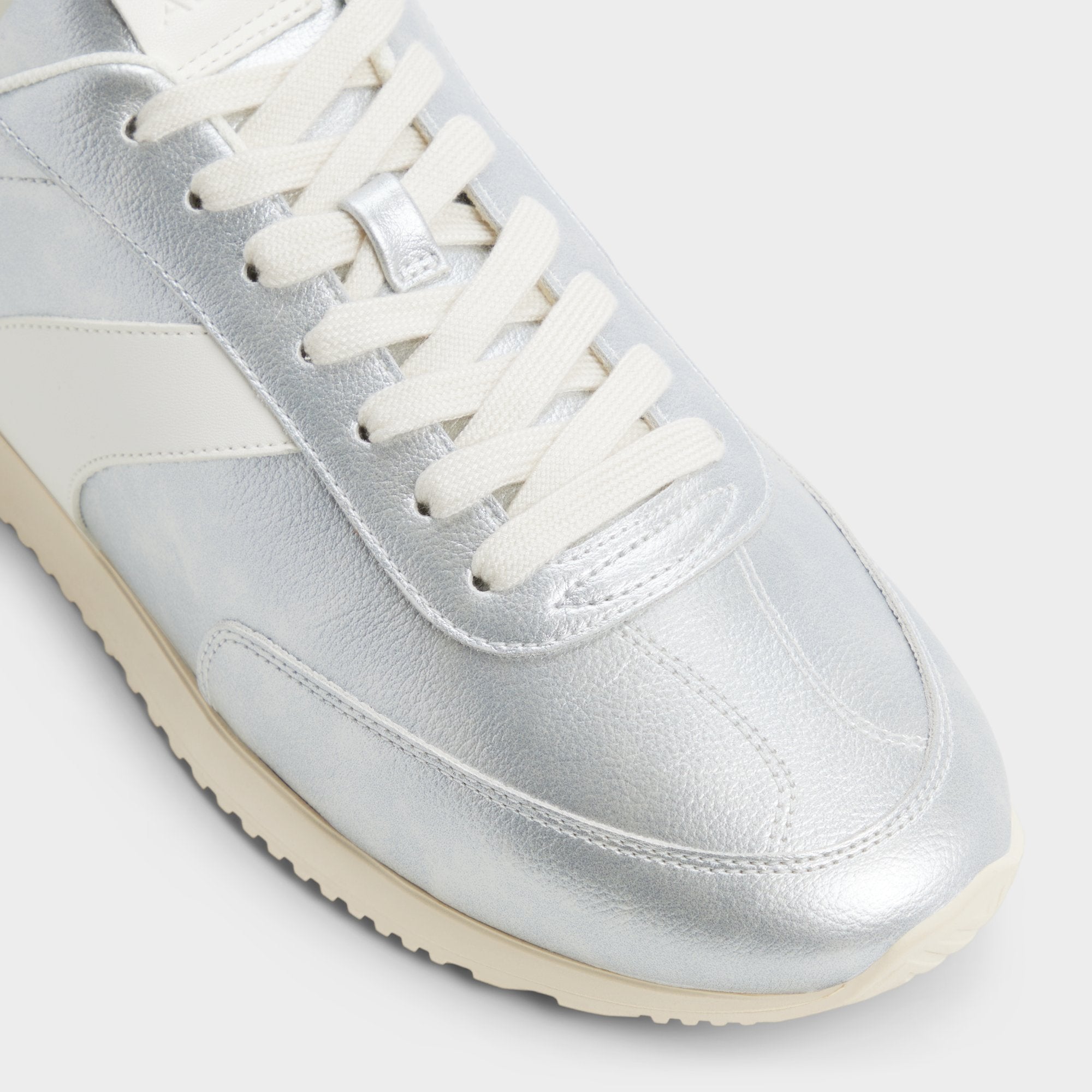 Aldo Nathaniel in Silver - Low top sneaker, Cup sole Silver