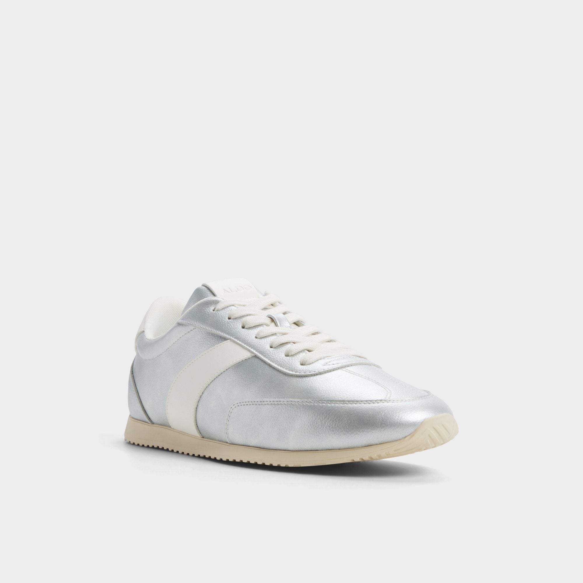 Aldo Nathaniell in Silver - Low top sneaker, Cup sole Silver