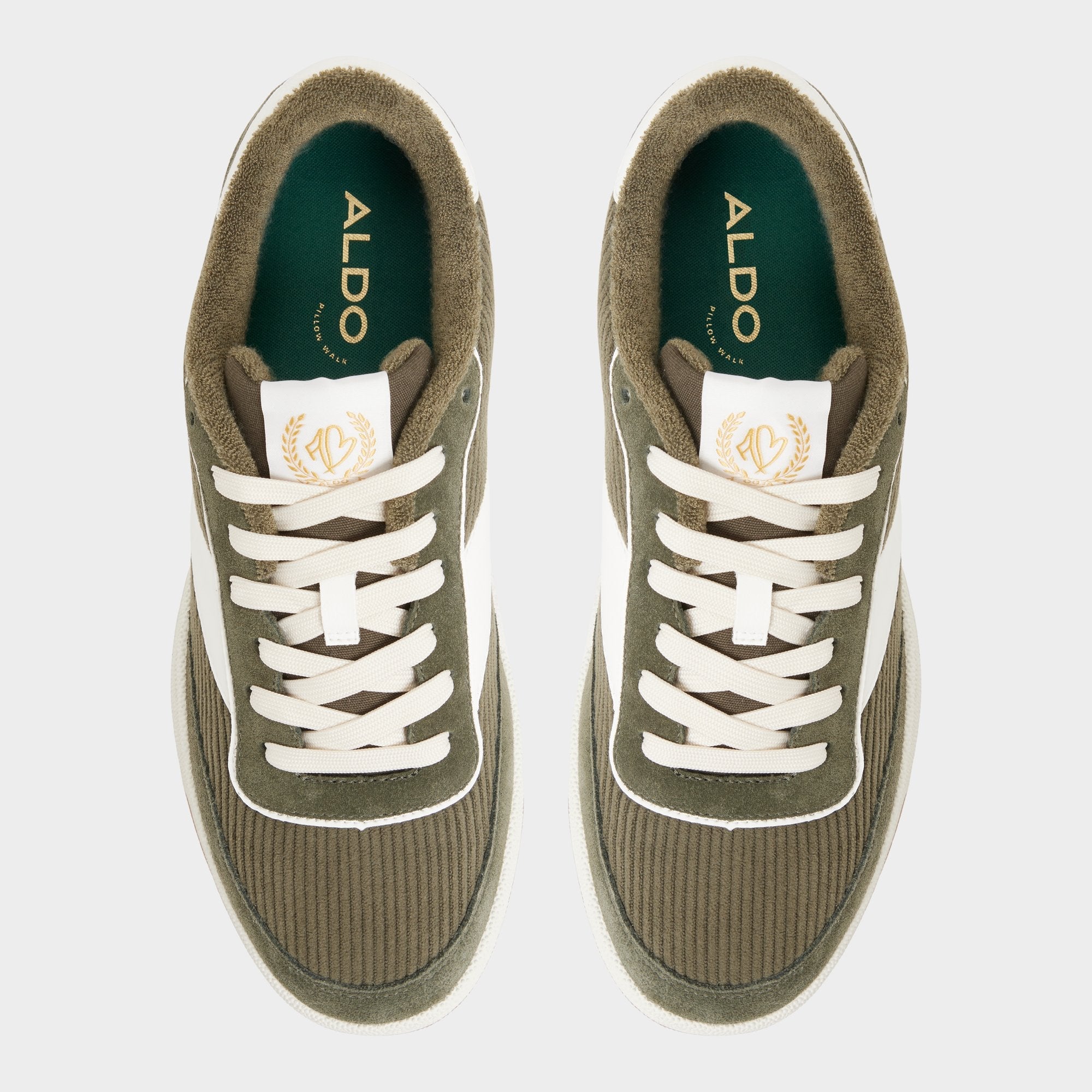 Aldo Ashwin in Olive - Low top sneaker, Cup sole Olive